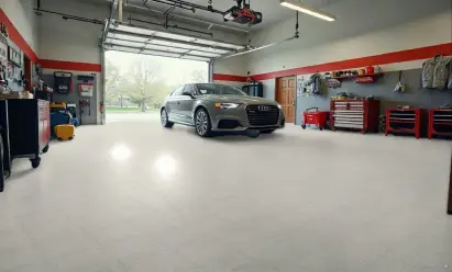 Epoxy garage flooring