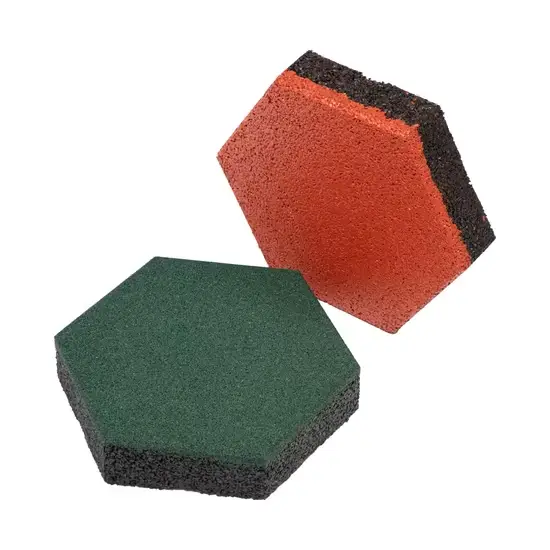 Hexagone Rubber Pavers