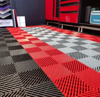 Interlocking garage flooring
