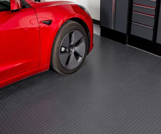 Luxury garage flooring