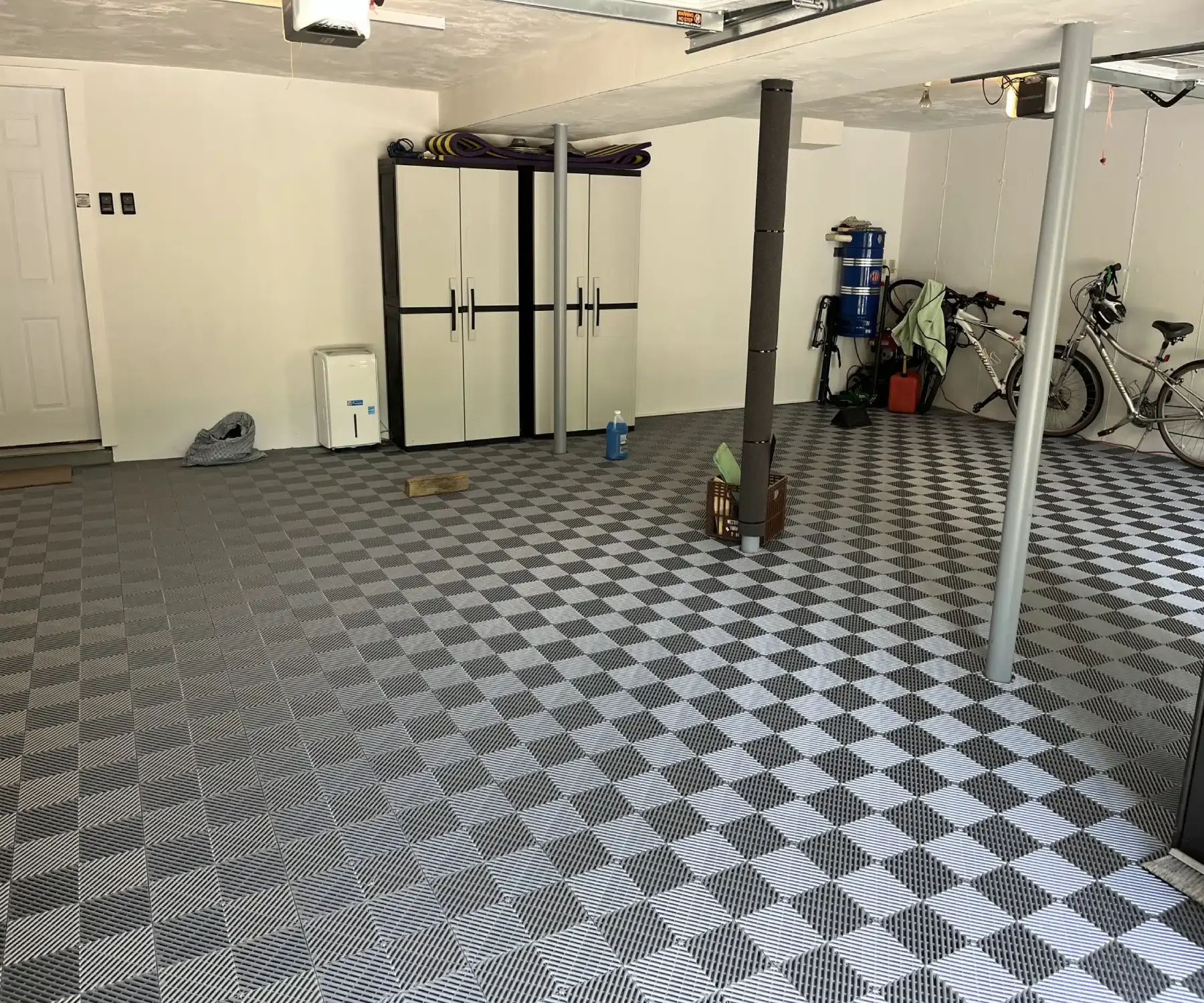 New garage flooring