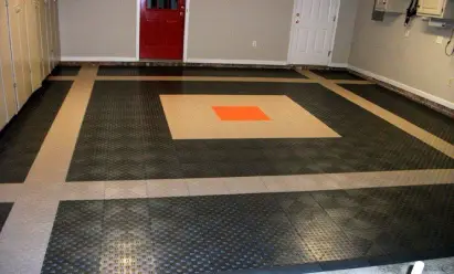 Trendy garage flooring
